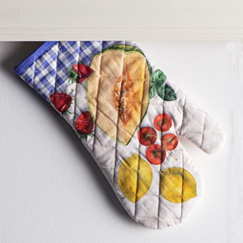 Maison d'Hermine Oven Gloves 100% Cotton Oven Mitt (078 - Gourmand / 7.5" x 13" (Oven Mitt))