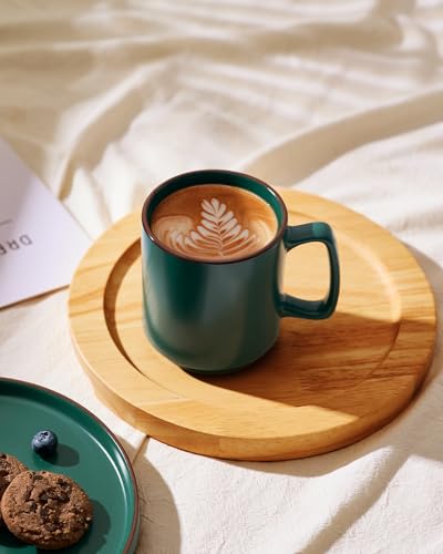 Coffee Mugs Set of 6 (Dark Green / 6pcs)