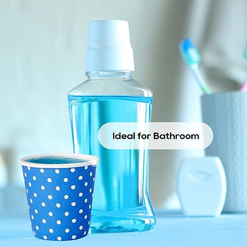 600 Pack 3 oz Paper Cups for Bathroom (JP-3-ZB02-600-BD)
