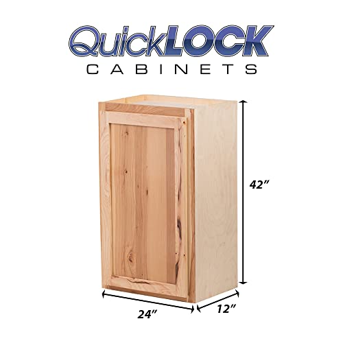 Quicklock RTA (12"D x 24"W x 42"H Standard / Rustic Hickory)