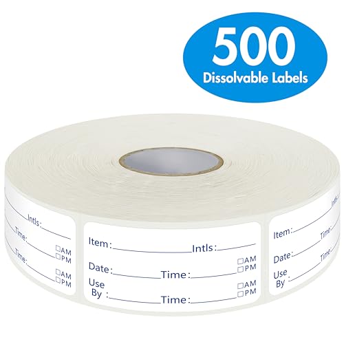 500 Dissolvable Food Labels (Dissolvable Printed Version)