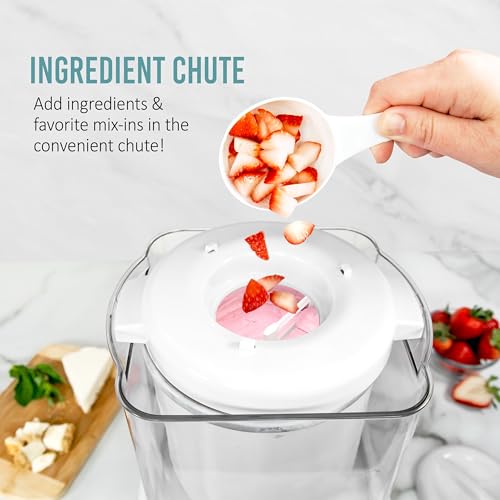 Electric Ice Cream Maker (2 QT / Stainless White)