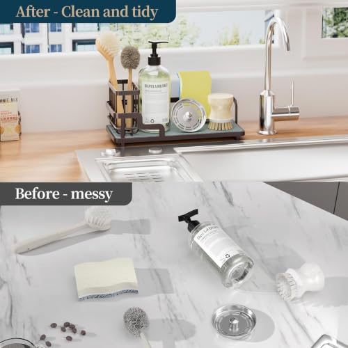 Sponge Holder for Kitchen Sink (Bronze)