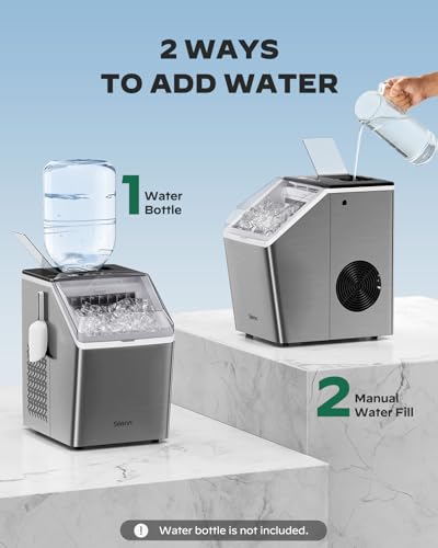 Ice Maker Countertop 44lbs (Stainless Steel-PRO / 44lbs)