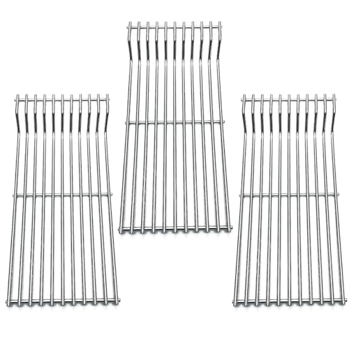 16.8" Stainless Steel Cooking Grates Replacement Parts for Broilmaster D3 G (16 13/16" x 25 1/8")