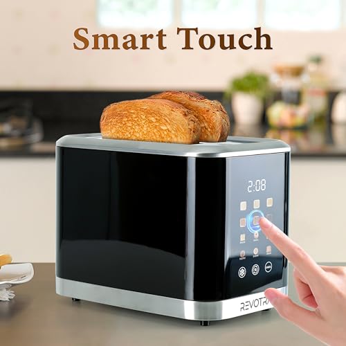 2 Slice Toaster Stainless Steel with LED Display