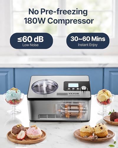 Automatic Ice Cream Maker with Built (Horizontal)