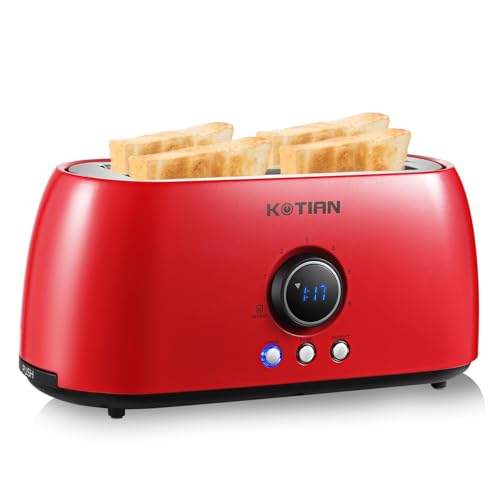 Toaster 4 Slice (Red)