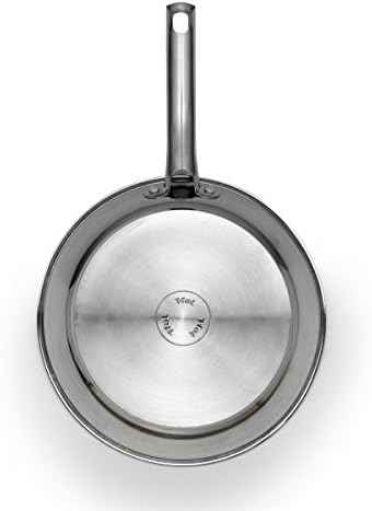 T-fal Performa Stainless Steel Cookware Set 12 Piece Induction Oven Broiler Safe 500F Pots and Pans, Dishwasher Safe Silver