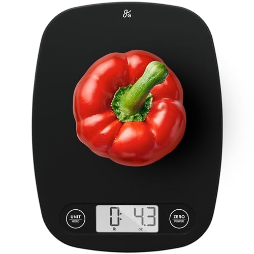 Food Scale Slim & Compact Build (Matte Black)