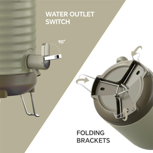 Insulated Beverage Dispenser 1.4gal (Grey for Camping / 1,4gal)