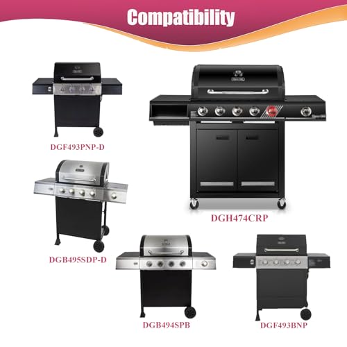 Cast Iron Grill Grates for Dyna glo DGH474CRP DGH483CRP DGF493BNP DGF493PNP (28.4"x16.5")