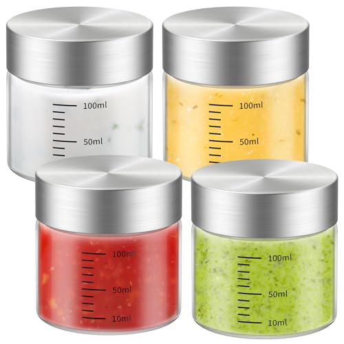 4 Oz Glass Jar with Lid