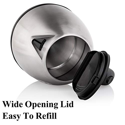 Stainless Steel Electric Kettle (Stainless Steel 1.2L)