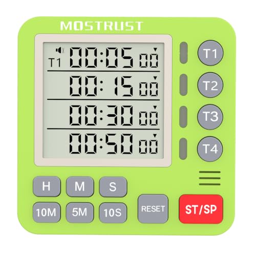 Digital Dual Kitchen Timer (Green)