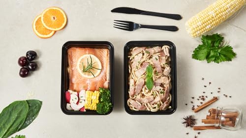 24 oz Meal Prep Containers With Lids Reusable 150 Pack Extra (24S-150)