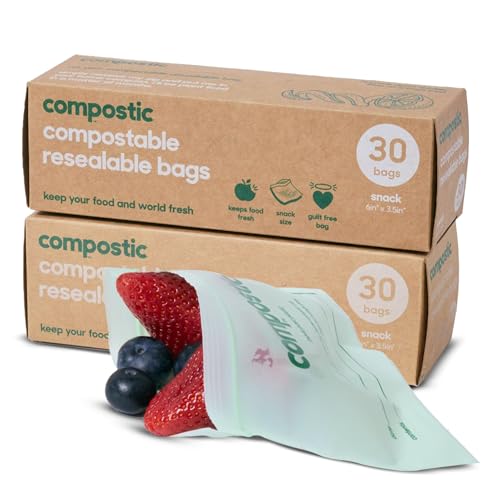 Compostable Snack Bags (60 Count / Snack)