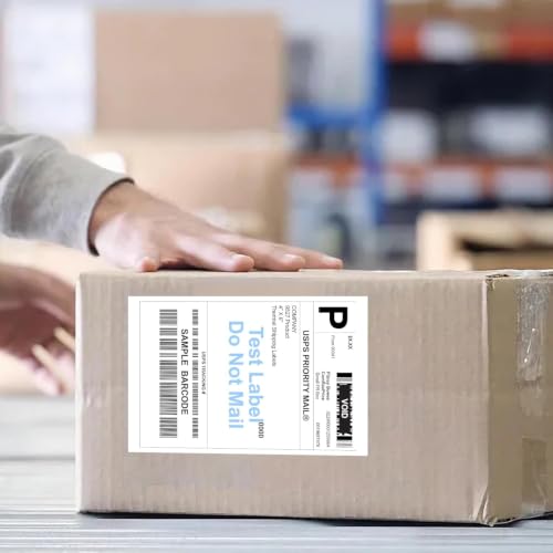 4x6 Blank Direct Thermal Shipping Labels for Zebra 2844 Zp (25000 Count)