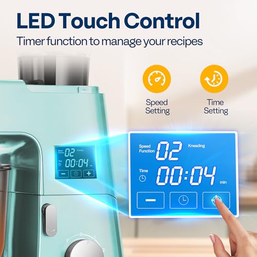 9-in-1 Stand Mixer with Fermentation & Timer, 7.5-Quart, Blue (9-in-1 / Blue)