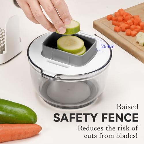 Multifunctional Vegetable Chopper Bowl White (Bowl / White)