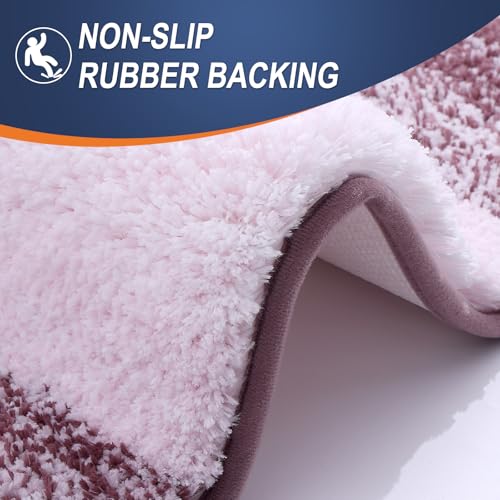 Bathroom Runner Rug 70x24 (70" X 24" / Mauve)