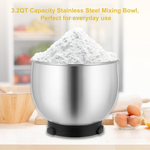 Stand Mixer 3.2Qt Small Electric Food Mixer