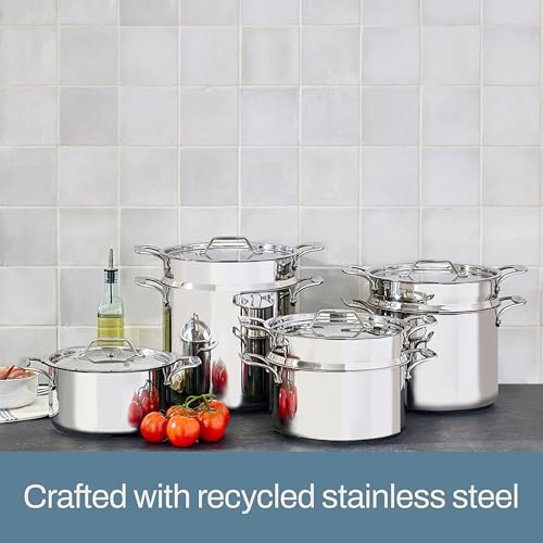 Simply Strain Stainless Steel 16 Qt Stock Pot with Strainer Insert (16-quart (Induction))