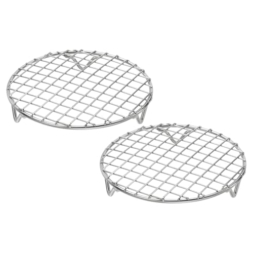 2 Pcs Round Cooking Rack with Legs (2 Count)