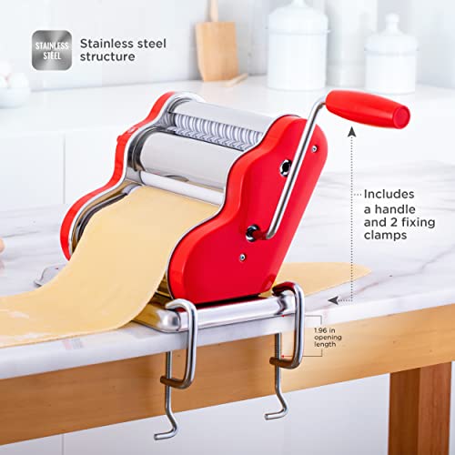 Classic 260 Pasta Maker Machine (Red)