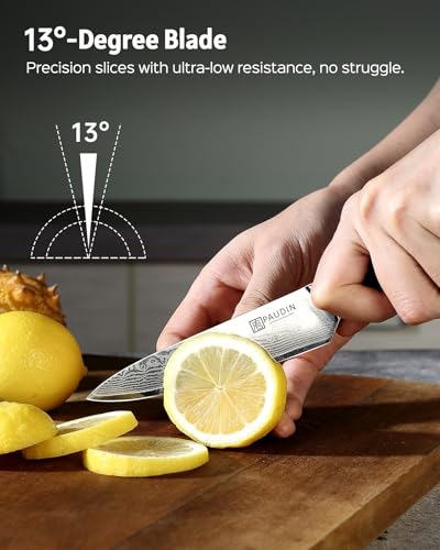 Utility Knife 5'' (Damascus Utility Knife)