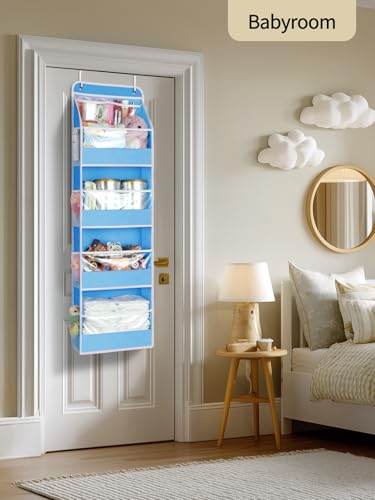 5 Tier Over the Door Organizer (Blue / 5 Tier)