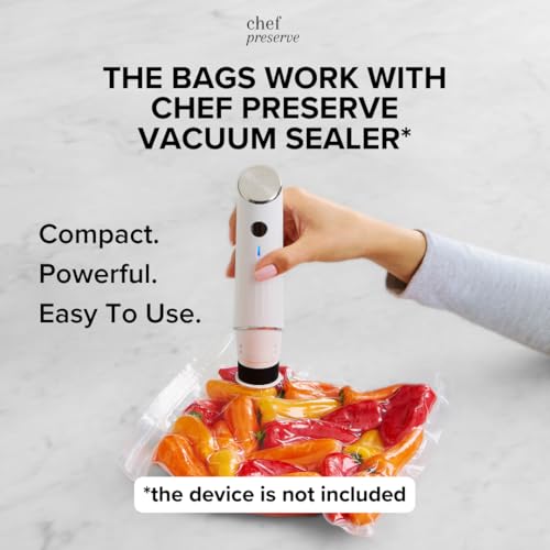 Reusable Vacuum Sealer Bags for Food (30 Count)