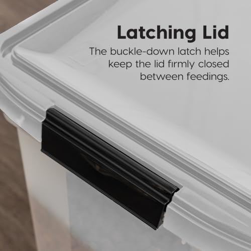 Dog Food Storage Container (10 lbs / Gray)