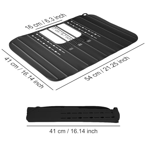 Sink Foldable Cover for Counter Space (Black)