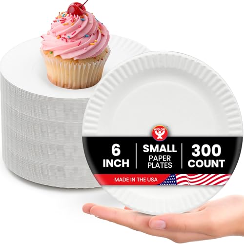 Paper Plates 6 (300-Pk / 6-Inch)
