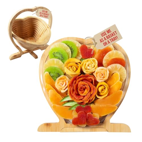 Dried Fruit Gift Basket (Heart)