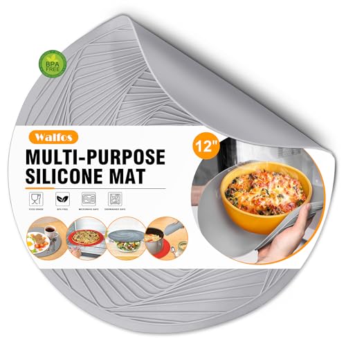 12 Inch Silicone Microwave Mat & Pot Holders