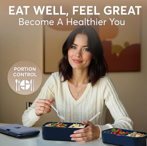 Bento Box Adult (L - 50 oz / Midnight Blue)