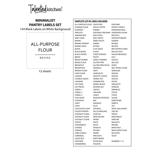 Pantry Labels for Containers (144 Count)