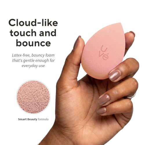 PURE Teardrop Makeup Blender Sponge (1 Count (Pack of 1) / Pink (Teardrop))