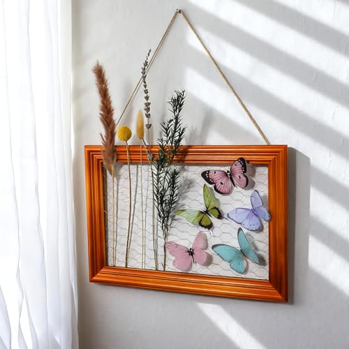 Rustic Herb & Flower Drying Rack (Photo Frame Flower Decorative Stand-wire)