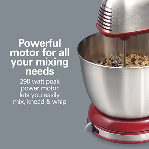 Classic Stand and Hand Mixer (Red / 290 Watts Peak Power)