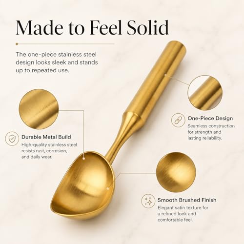 Ice Cream Scoop (Gold)