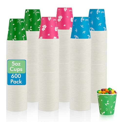 5 oz Paper Cups (5OZ-green&pink&blue)