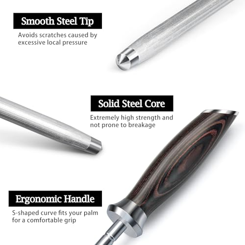 Honing Rod 10 Inch Professional Kitchen Knife Sharpener Rod (10")