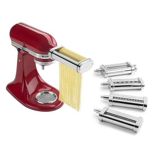 KSMPDX 5 piece Pasta Deluxe Set Attachment for KitchenAid Mixers (5 Piece ( Pack of 1) / 5-Piece Pasta Deluxe Set)