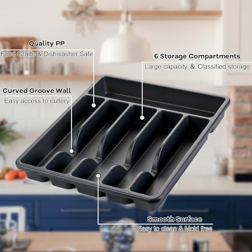 73 Piece Silverware Set with Organizer (73Pcs)