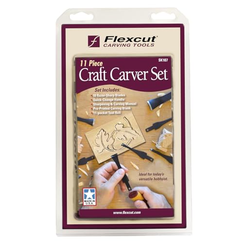 Wood Carving Tools (11-Piece Craft Carver Set)