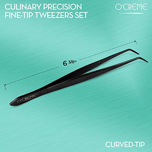 Curved Tweezers 6.25 Inch Fine