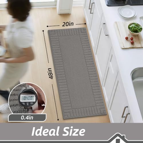 Kitchen Rugs 20"x48" (Grey / 20" X 48" (Rectangular))